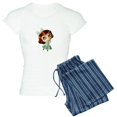 thumbnail image 1 of CafePress - The Day Of The Dead Vintage Doll Pajamas - Women's Light Pajamas, 1 of 4