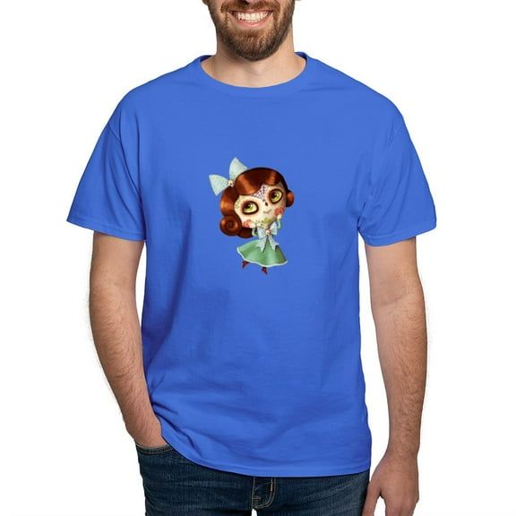 CafePress - The Day Of The Dead Vintage Doll T Shirt - Men's Classic Graphic Cotton T-Shirt