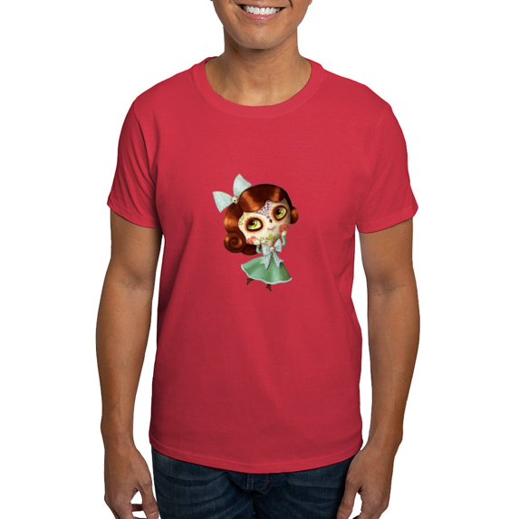 CafePress - The Day Of The Dead Vintage Doll T Shirt - Men's Classic Graphic Cotton T-Shirt