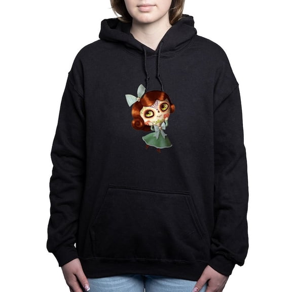 CafePress - The Day Of The Dead Vintage Doll Women's Hooded Sw - Pullover Hoodie, Classic & Comfortable Hooded Sweatshirt