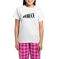 thumbnail image 1 of CafePress - The Evolution Of Golf Women's Light Pajamas - Women's Short Sleeve Print T-Shirt and Pants Light Cotton Pajama Set, 1 of 7