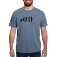 thumbnail image 1 of CafePress - The Evolution Of The Fly Fisherman Men's Comfort C - Mens Comfort Colors Shirt, 1 of 5