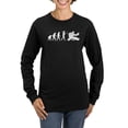 thumbnail image 1 of CafePress - The Evolution Of The Hockey Goalie Women's Long Sl - Women's Long Sleeve Graphic Tee Casual Fit, 1 of 4