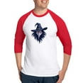 thumbnail image 1 of CafePress - The Face Of An Evil - Cotton Baseball Jersey, 3/4 Raglan Sleeve Shirt, 1 of 4