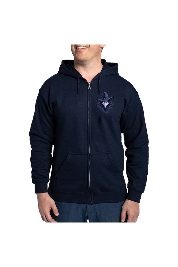 - The Face Of An Evil Men's Zip Up Hoodie - Zip Hoodie, Classic Hooded Sweatshirt with Metal Zipper