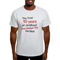 thumbnail image 1 of CafePress - The First 50 Years Of Childhood T Shirt - Men's Classic Graphic T-Shirt, 1 of 4