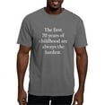 thumbnail image 1 of CafePress - The First 70 Years Of Childhood - Mens Comfort Colors Shirt, 1 of 5