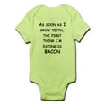 thumbnail image 1 of CafePress - The First Thing Im Eating Is Bacon Body Suit - Baby Light Bodysuit, 1 of 1