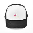 thumbnail image 1 of CafePress - The Flamingo Lady - Adjustable Unisex Printed Trucker Hat with Mesh Back, 1 of 8