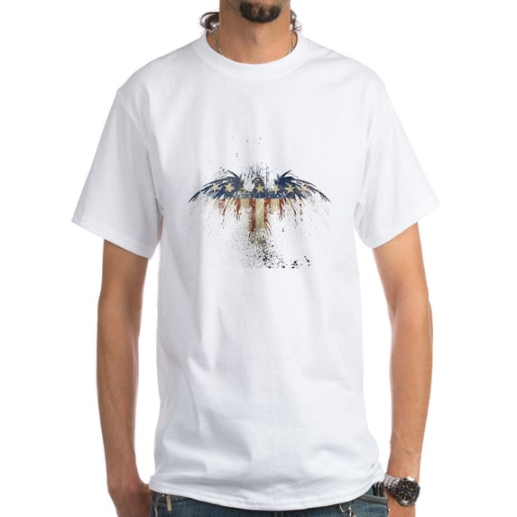 CafePress - The Freedom Eagle, Full Color T-Shirt - Men's Classic T-Shirts