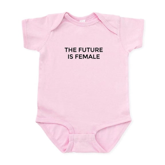 CafePress - The Future Is Female Body Suit - Baby Light Bodysuit, Size Newborn - 24 Months