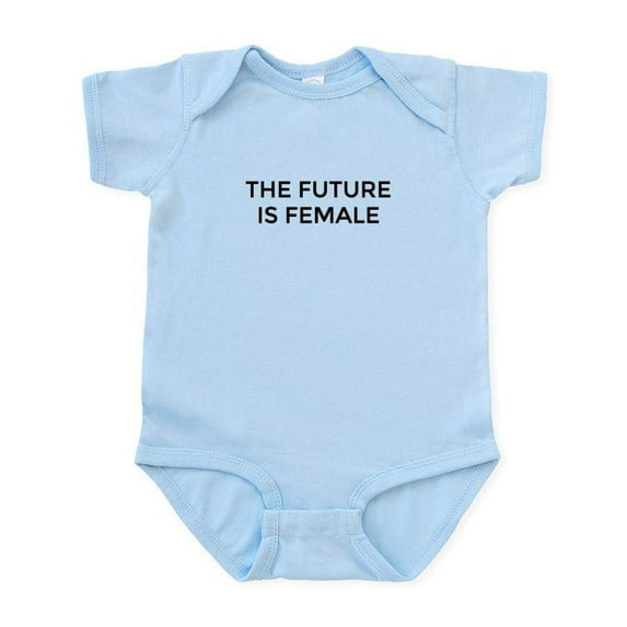 CafePress - The Future Is Female Body Suit - Baby Light Bodysuit, Size Newborn - 24 Months