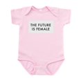 thumbnail image 1 of CafePress - The Future Is Female Body Suit - Baby Light Bodysuit, Size Newborn - 24 Months, 1 of 4