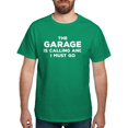 thumbnail image 1 of CafePress - The Garage Is Calling T Shirt - Men's Classic Graphic Cotton T-Shirt, 1 of 4
