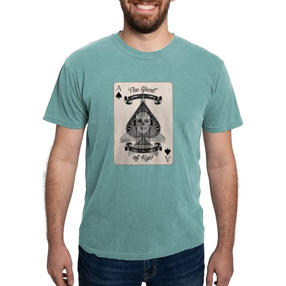 CafePress - The Ghost Of Kyiv Ace Of Spades Pro Ukra T Shirt - Mens Comfort Colors Shirt