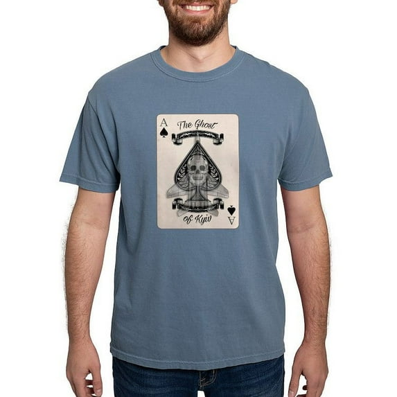 CafePress - The Ghost Of Kyiv Ace Of Spades Pro Ukra T Shirt - Mens Comfort Colors Shirt