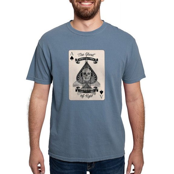 CafePress - The Ghost Of Kyiv Ace Of Spades Pro Ukra T Shirt - Mens Comfort Colors Shirt