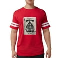 thumbnail image 1 of CafePress - The Ghost Of Kyiv Ace Of Spades Pro Ukra T Shirt - Mens Football Shirt, 1 of 4