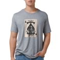 thumbnail image 1 of CafePress - The Ghost Of Kyiv Ace Of Spades Pro Ukra T Shirt - Mens Tri-blend T-Shirt, 1 of 1