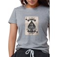 thumbnail image 1 of CafePress - The Ghost Of Kyiv Ace Of Spades Pro Ukra T Shirt - Womens Tri-blend T-Shirt, 1 of 1