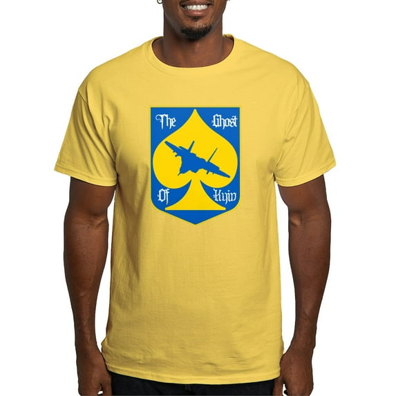 CafePress - The Ghost Of Kyiv Card Pro Ukraine Suppo T Shirt - Men's Classic Graphic T-Shirt