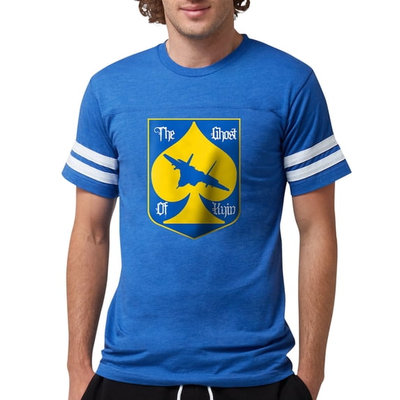 CafePress - The Ghost Of Kyiv Card Pro Ukraine Suppo T Shirt - Mens Football Shirt