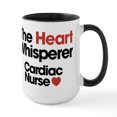 thumbnail image 1 of CafePress - The Heart Whisperer Cardi - 15 oz Ceramic Large White Novelty Mug, 1 of 4