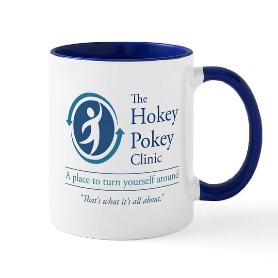 CafePress - The Hokey Pokey Clinic Mugs - 11 oz Ceramic Mug - Novelty Coffee Tea Cup