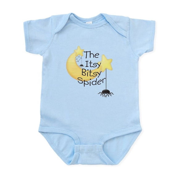 CafePress - The Itsy Bitsy Spider Baby/Toddler Bodysuit - Baby Light Bodysuit, Size Newborn - 24 Months