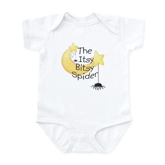 CafePress - The Itsy Bitsy Spider Baby/Toddler Bodysuit - Baby Light Bodysuit, Size Newborn - 24 Months