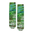 thumbnail image 1 of CafePress - The Japanese Footbridge By Claude Monet - Unisex Novelty Printed Crew Adult Socks, 1 of 5