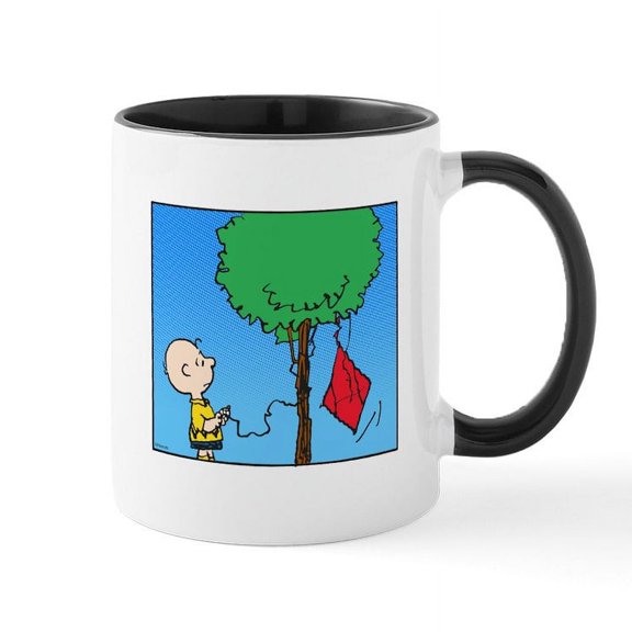 CafePress - The Kite Eating Tree Mug - 11 oz Ceramic Mug - Novelty Coffee Tea Cup