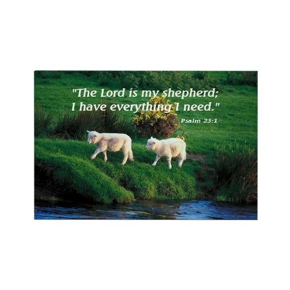 CafePress - The LORD Is My Shepherd - Rectangle Magnet, 2"x3" Refrigerator Magnet