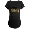 thumbnail image 1 of CafePress - The Last Supper Maternity T Shirt - Maternity Dark T-Shirt, 1 of 3