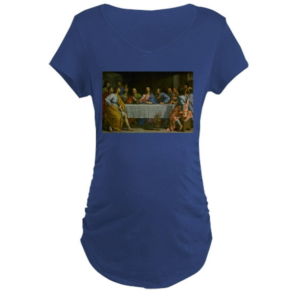 CafePress - The Last Supper Maternity T Shirt - Maternity Dark T-Shirt