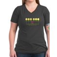 thumbnail image 1 of CafePress - The Little Flower T Shirt - Women's V-Neck Dark T-Shirt, 1 of 1