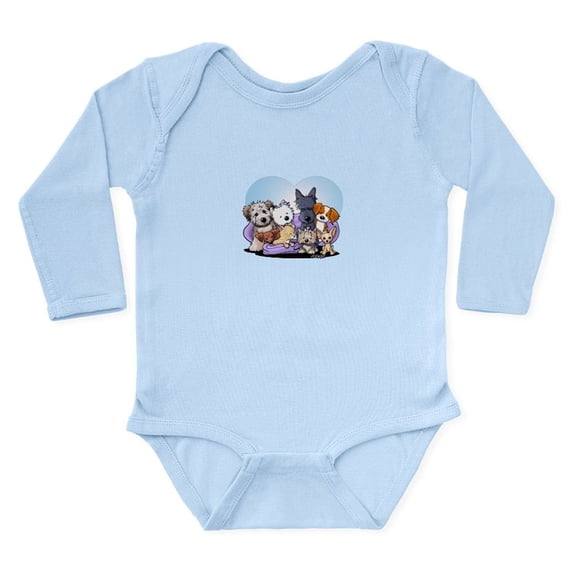 CafePress - The Littlest Souls Long Sleeve Infant Bodysuit - Long Sleeve Cotton Baby Bodysuit