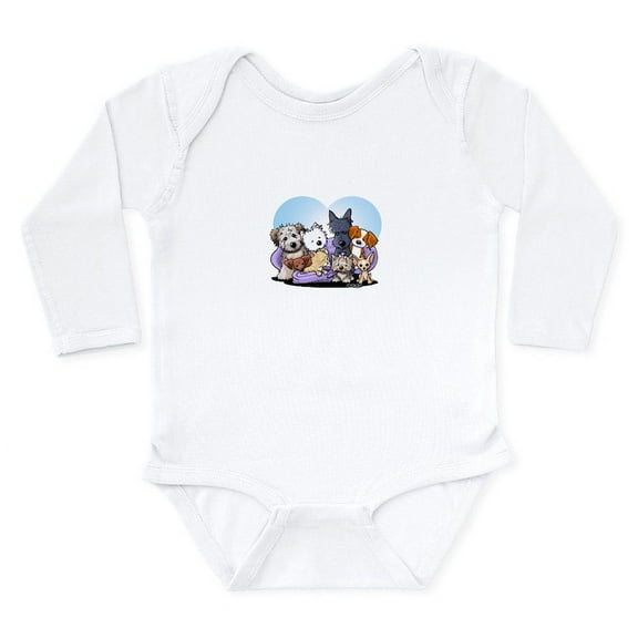 CafePress - The Littlest Souls Long Sleeve Infant Bodysuit - Long Sleeve Cotton Baby Bodysuit