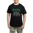thumbnail image 1 of CafePress - The Man Myth Legend Papa Men's Dark Pajamas - Men's Dark Loose Fit Cotton Pajama Set, 1 of 7