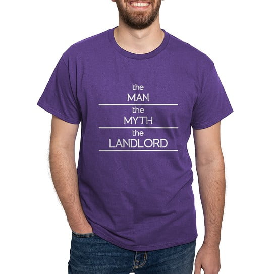 CafePress - The Man The Myth The Landlord T Shirt - Men's Classic Cotton T-Shirts