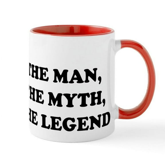 CafePress - The Man, The Myth, The Legend Mug - 11 oz Ceramic Mug - Novelty Coffee Tea Cup