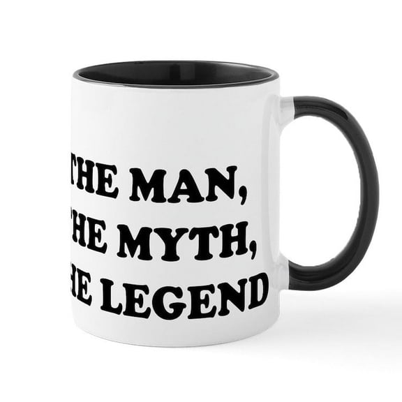 CafePress - The Man, The Myth, The Legend Mug - 11 oz Ceramic Mug - Novelty Coffee Tea Cup