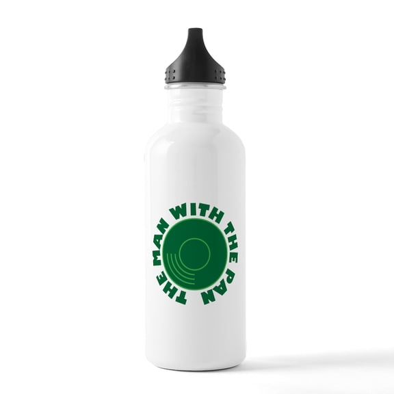 CafePress - The Man With The Plan With His Gold Pan Water Bott - Stainless Steel Water Bottle, Sports Bottle, 1.0L