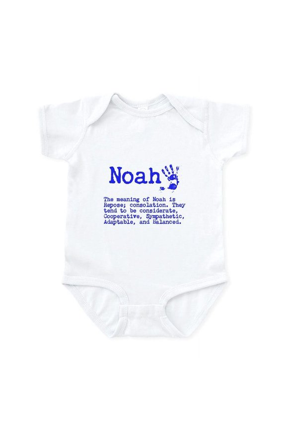 - The Meaning Of Noah Body Suit - Baby Light Bodysuit, Size Newborn - 24 Months