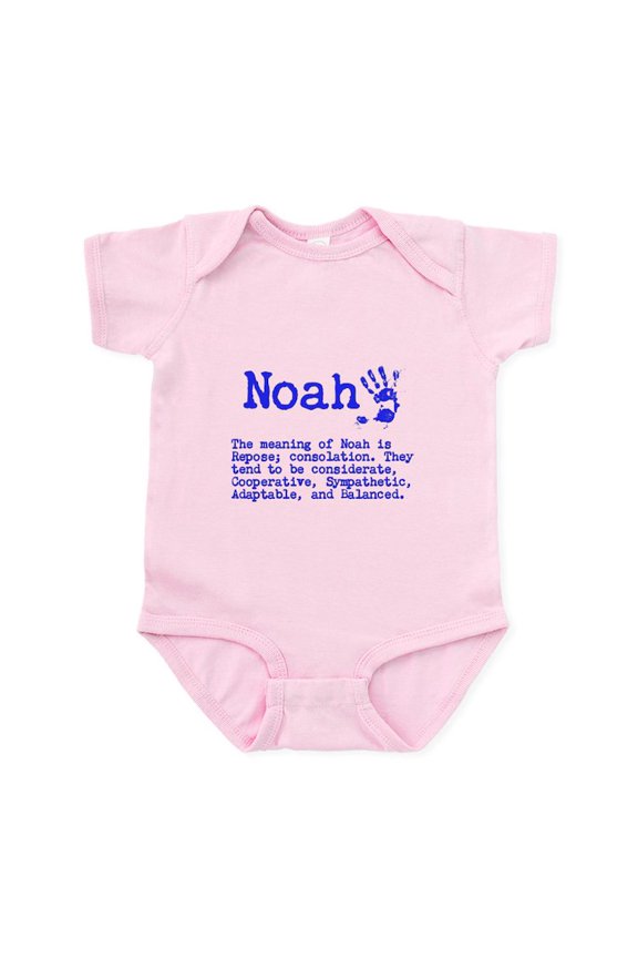 - The Meaning Of Noah Body Suit - Baby Light Bodysuit, Size Newborn - 24 Months