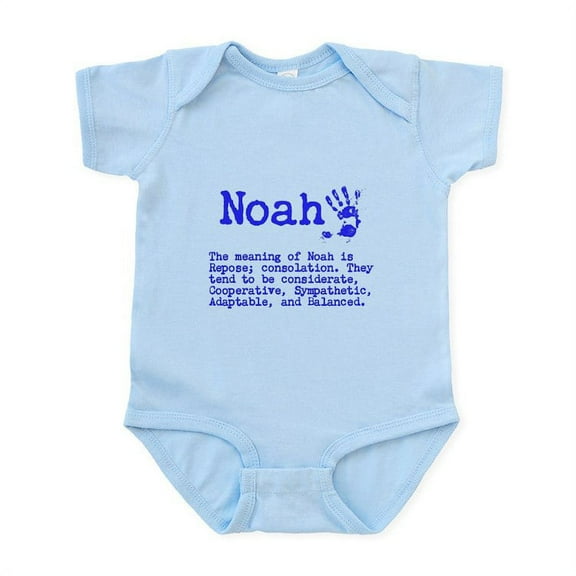 CafePress - The Meaning Of Noah Body Suit - Baby Light Bodysuit, Size Newborn - 24 Months