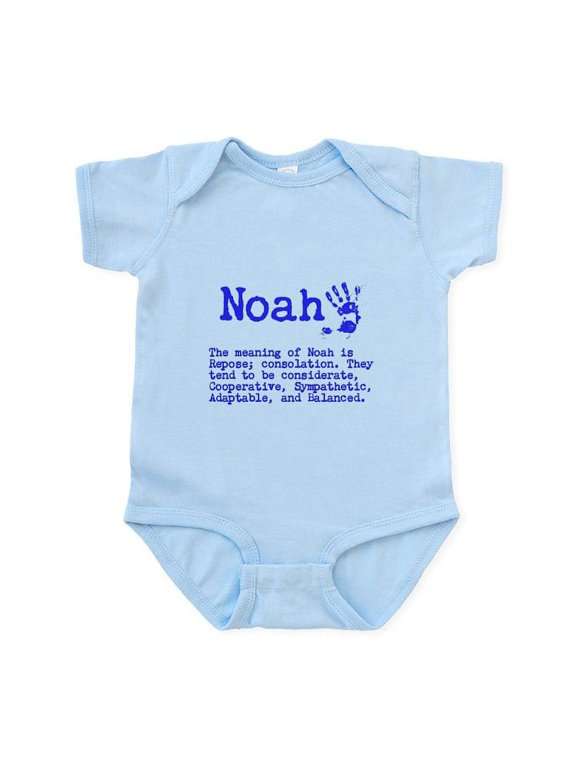- The Meaning Of Noah Body Suit - Baby Light Bodysuit, Size Newborn - 24 Months