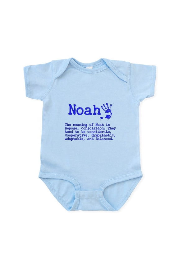 - The Meaning Of Noah Body Suit - Baby Light Bodysuit, Size Newborn - 24 Months
