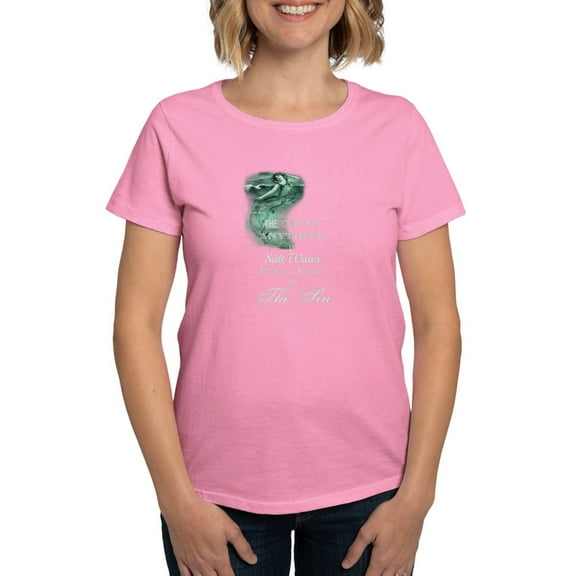 CafePress - The Mermaids Cure T Shirt - Women's Traditional Fit Dark T-Shirt