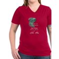 thumbnail image 1 of CafePress - The Mermaids Cure T Shirt - Women's V-Neck Dark T-Shirt, 1 of 1